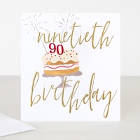 90th Birthday Card By Caroline Gardner
